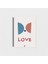 Love Baskılı El Yapımı Not Defteri 15X21 cm 1