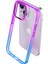 Buff iPhone 15 Air Bumper Rainbow Kılıf Blue Purple 3