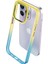 Buff iPhone 15 Pro Max Air Bumper Rainbow Kılıf Yellow Green 3