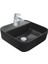 Anka Matt Black Small Çanak Lavabo 1