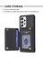 Samsung Galaxy A13 Manyetik Snap Düğmesi Telefon Vaka Kickstand Tpu+Pu Deri Telefon Kart Tutucu ile (Yurt Dışından) 4