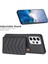 Samsung Galaxy A13 Manyetik Snap Düğmesi Telefon Vaka Kickstand Tpu+Pu Deri Telefon Kart Tutucu ile (Yurt Dışından) 5