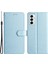 Samsung Galaxy M23 5g / F23 5g Telefon Cüzdanı Ipek Doku Pu Deri Stand Kapağı El Kayışı Flip Case (Yurt Dışından) 1