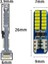 Dekoratif LED Ampul T10-24SMD 12 V Beyaz 2'li 5