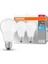 Base Classic A60 8.5W Filaman E-27 LED Ampul 2'li Paket - Sarı Işık 1