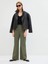 High Rise Wide Leg Girlfriend Khaki Washwell™ Pantolon 1