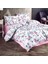 Krizantem Pembe Ranforce Pamuklu 200X220 cm Çift Kişilik Nevresim Takımı 1