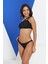 Kadın Tek Omuz Askılı Siyah Bikini 2C3T1N1-2 2