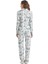 Kadın Uzun Kol Gömlek Yaka Desenli Pijama Takım C5T1N2O35 3