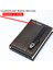 Name-X-52-Kahve Özel Isim Logolu Cüzdan Rfıd Akıllı Cüzdan Kredi Kartı Tutacağı Metal Kutu Kartlık Erkek Cüzdan Minimalist Cüzdan Madeni Para Cüzdanı (Yurt Dışından) 1