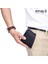 Kahve Rfid Karbon Fiber Hakiki Deri Erkek Cüzdan Para Çantası Ince Ince Mini Cüzdan Erkekler Için Kart Tutucu Çantalar Kısa Erkek Cüzdan Siyah (Yurt Dışından) 3