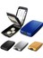 Sarı Akıllı Cüzdan Kart Tutucu Rfid Engelleme Hard Case Katı Kimlik Kredi Kartı Tarama Cardbag Korumak Erkek Kadın Gümüş Metal Bozuk Para Cüzdanı (Yurt Dışından) 3