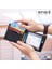 Kahve Rfid Karbon Fiber Hakiki Deri Erkek Cüzdan Para Çantası Ince Ince Mini Cüzdan Erkekler Için Kart Tutucu Çantalar Kısa Erkek Cüzdan Siyah (Yurt Dışından) 5