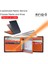 Turuncu (Isim Hizmeti) Rfid Beyefendi Hakiki Deri Erkek Cüzdan Karbon Çantalar Çanta Erkekler Için Ince Ince Mini Cüzdan Kart Sahibinin Kısa Erkek Lüks Cüzdan (Yurt Dışından) 1