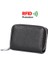 Kahve 100% Doğal Deri Erkek / Kadın Kartlıklı Cüzdan Rfıd Hakiki Deri Unisex Bozuk Para Cüzdanı Hırsızlığa Karşı Kredi Kartı Tutacağı Kahverengi (Yurt Dışından) 1