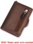Karbon Altın Karbon Fiber Rfid Kart Tutucu Erkek Cüzdan Para Çantası Fermuar Bozuk Para Cüzdanı Küçük Deri Mini Ince Cüzdan Vallet Carteira Masculina (Yurt Dışından) 1