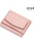 Pembe 2020 Rfid Hakiki Deri Mini Cüzdan Kısa Kore Cüzdan Kadınlar Için Küçük Para Çantaları Bayanlar Çanta Vintage Ince Kart Ince Cüzdan (Yurt Dışından) 1