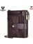 Siyah Zincir Kutusu Rfıd Erkek Cüzdan Ince Deri Bifold Hasp Vintage Kısa Erkek Çanta Bozuk Para Kesesi Çok Fonksiyonlu Kartlar Cüzdan Tasarımcı Zincir Çanta (Yurt Dışından) 2