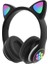5.0 Kedi Kulakları Aydınlık Bluetooth Kulaklık Kulaklık Cep Telefonu Kablosuz Spor Oyun Kulaklığı (Yurt Dışından) 1
