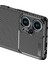 Xiaomi Poco F5 Kılıf Negro Karbon Desen Kamera Korumalı Silikon + Ekran Koruyucu 2