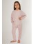 3276 Kız Çocuk Uzun Kol Pijama Takım 4