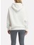 Ekru Kadın Yuvarlak Yaka Sweatshirt IL2108 Lux Oversızed Hoodıe 2