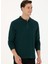 Polo Yaka Koyu Yeşil Erkek Sweatshırt GTP01SK023 3