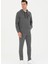 Normal Bel Slim Fit Antrasit Melanj Erkek Eşofman Altı HENBIXSK023 1