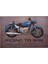Motorsiklet Tablo Pano Peanelife Dekoratif Vintage Ev Ofis Hediyelik 1