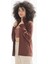 Rowen Dik Yaka Fermuar Detaylı Cepli Örme Sweatshirt 1066 3