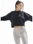 Poe Bisiklet Yaka Örme Crop Sweatshirt 1067 4