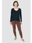 Abungu V Yaka Basic Örme T-Shirt 1046 5