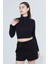 Doğa Organik Pamuk Fermuar Detaylı Uzun Kollu Crop T-Shirt 1062 4