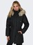 Kapüşonlu Siyah Kadın Parka 15304625 2