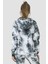 Ela Kapüşonlu 2 İplik Fermuar Detaylı Loose Fit Örme Sweatshirt 1051 2