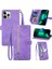 Ile Uyumlu iPhone 12 Pro Max Fermuarlı Kese Manyetik Kart Tutacağı Bilek Kayışlı Cüzdan Kesesi iPhone 12 Pro Max (Yurt Dışından) 2