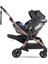 Mamas Papas Airo Cosmo Travel Sistem Bebek Arabası Black Rose Gold Siyah 4