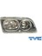Volvo S40 V40 Sağ Far Siyah Krom Çerçeveli 2003-2004 2