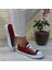 554 Bordo Kısa Sneaker Keten Spor Ayakkabı 5