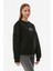 Nakışlı Bisiklet Yaka Oversize Sweatshirt 5