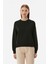 Basic Bisiklet Yaka Oversize Sweatshirt 5