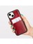 Apple iPhone 15 Uyumlu Deri Arka Kapak Fxcp V4EF 2