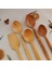 Ahşap Tahta Servis, Sunum Kaşığı ve Spatula Seti - El Yapımı 4