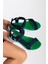 Kadın Kısa Topuk Rahat Taban Cırtlı Günlük Spor Sandalet SS001-0158 Laci Yeşil 3