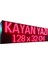 LED Tabela Dış Mekan Kayan Yazı 128X32 cm 1