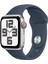 Watch SE 2.Nesil (2023) GPS + Cellular 40mm Silver Aluminium Case with Storm Blue Sport Band - M/L 1