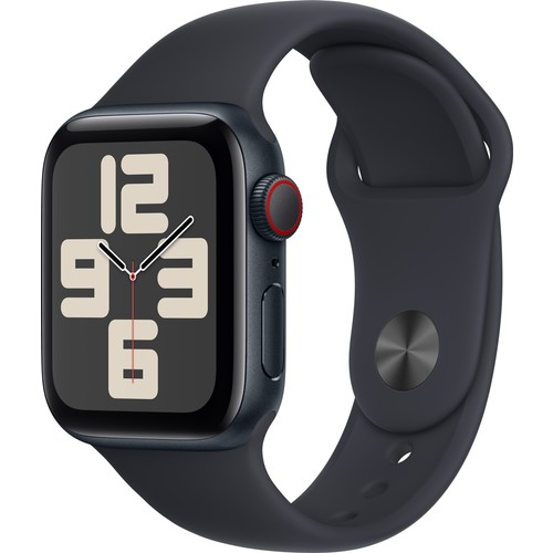 Apple Watch Se Gps + Cellular, 40MM Rengi Alüminyum Kasa ve Spor Kordon