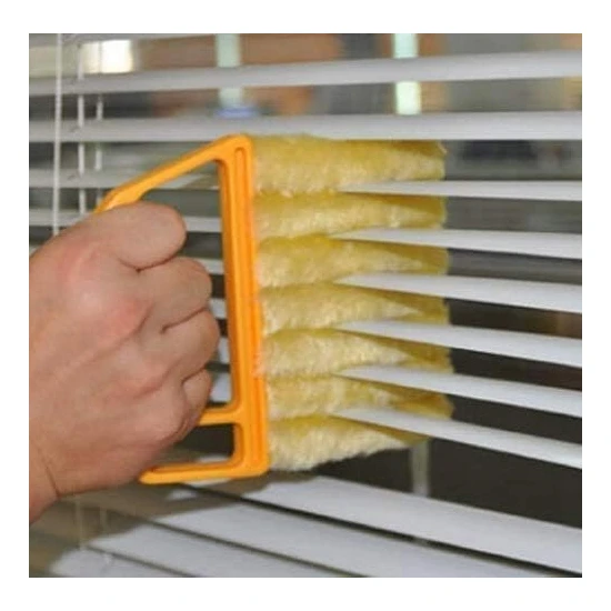 Breeze Esinti Kör Temizleme Aracı, Mini Kör Silgi Fırçası Toz Temizleme Kör Fırça Pencere Klima Silgi Kir Temizleyici Temizlik Araçları (Yurt Dışından)