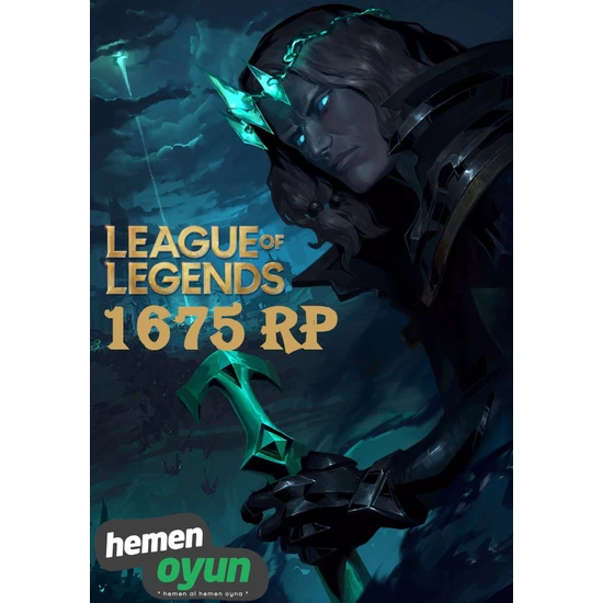 HemenOyun League Of Legends Lol 1675 Rp Tr