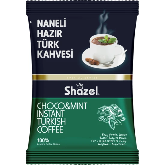 Shazel Naneli Hazır Türk Kahvesi 100 gr x 4 Adet